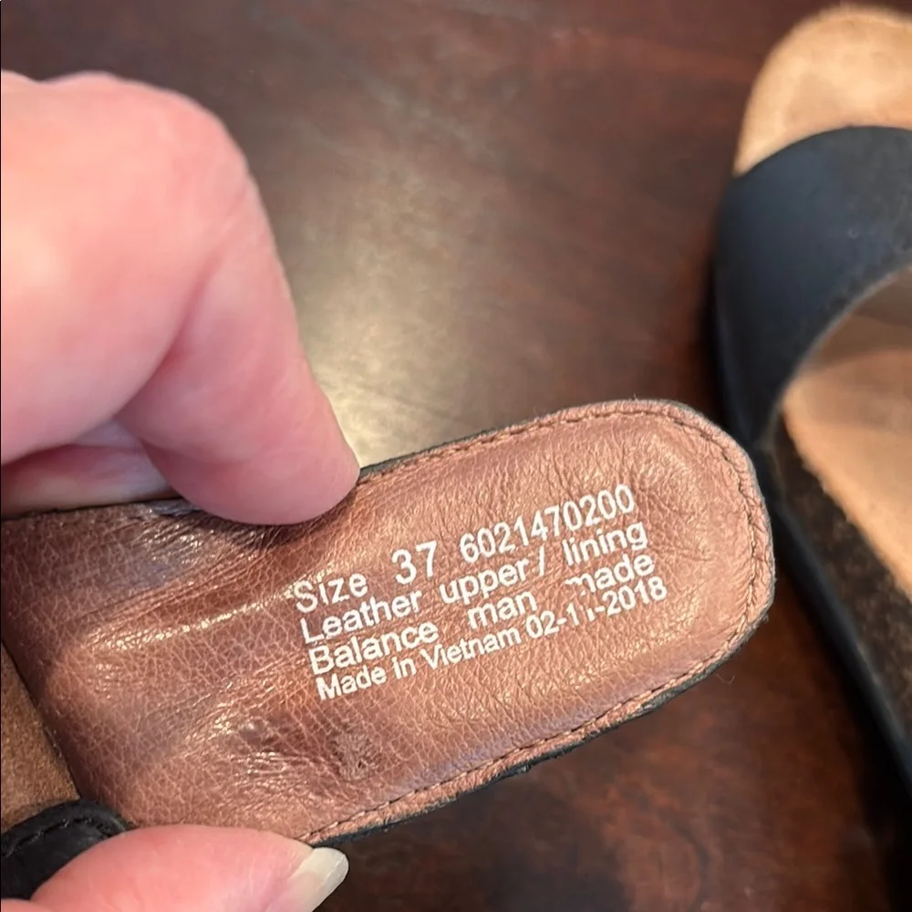 Dansko Black and Brown Sandals - Picture 2 of 5